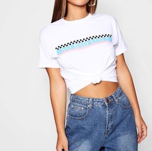 Boohoo T shirt No bad vibes